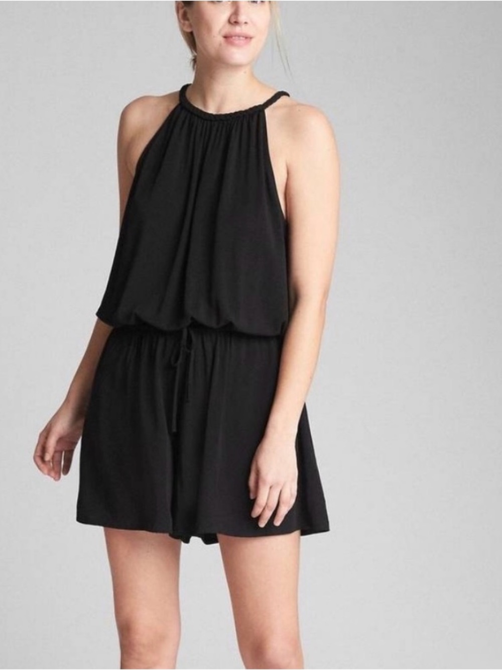 GAP Black Halter Romper